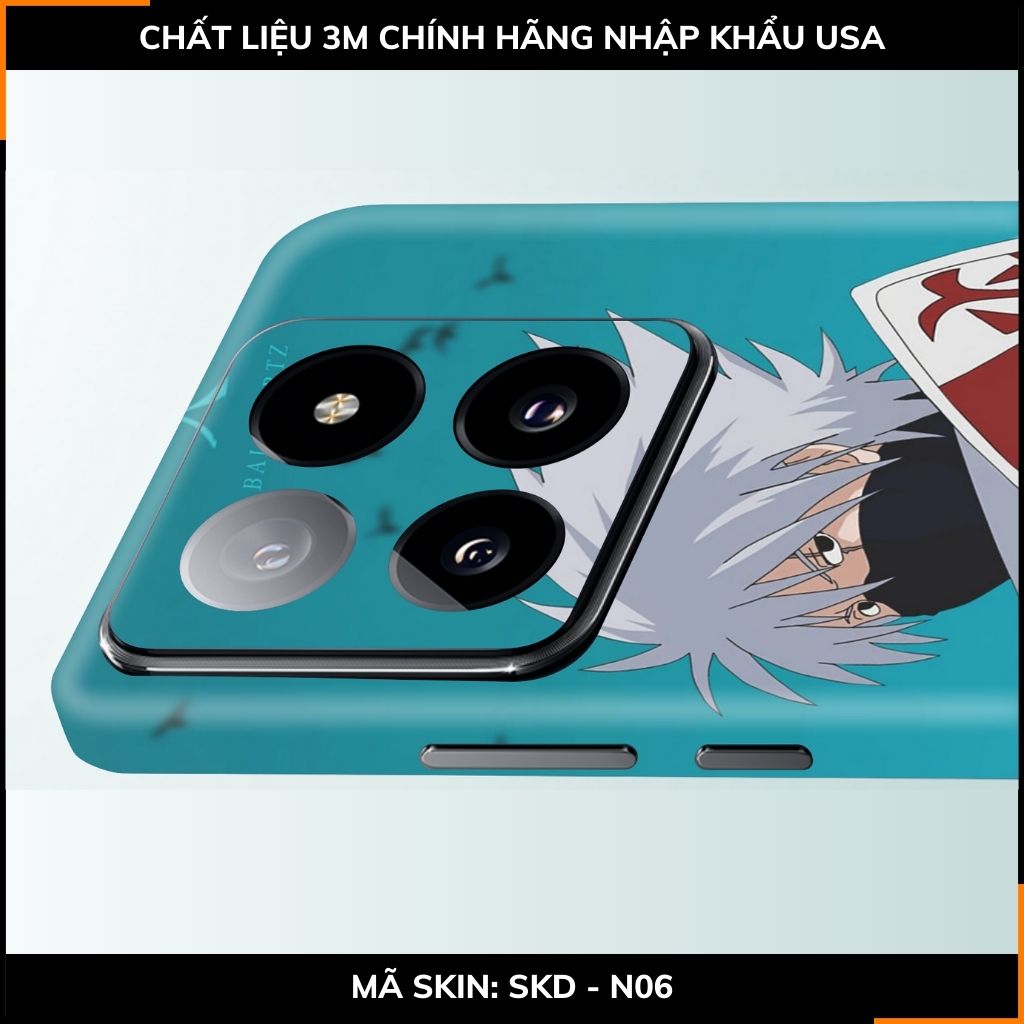 Dán skin điện thoại Xiaomi Mi 14 , Mi 14 Pro full body và camera nhập khẩu chính hãng USA in hình NARUTO - SKD N06 phụ kiện điện thoại huỳnh tân store
