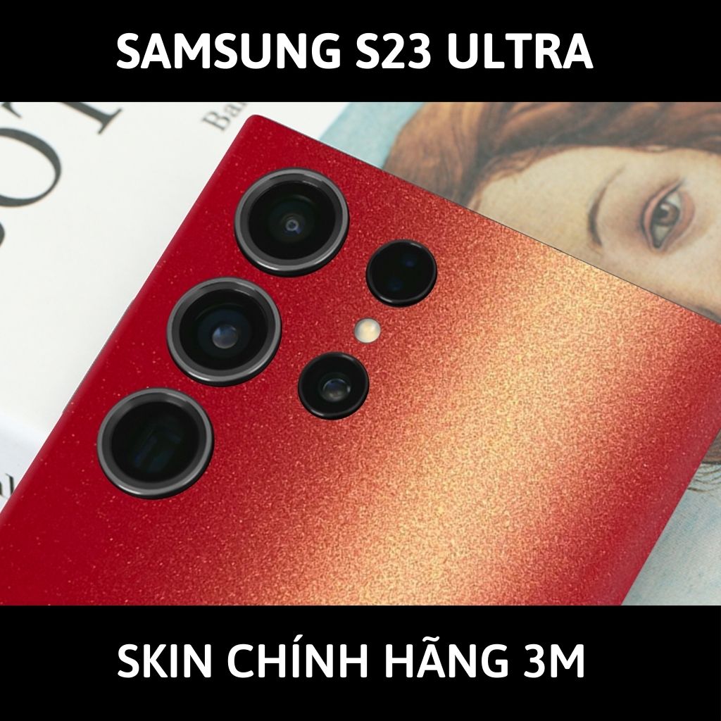 Skin 3m samsung galaxy s23, s23 plus, s23 ultra full body và camera nhập khẩu chính hãng USA phụ kiện điện thoại huỳnh tân store - Oracal Sunset- Warp Skin Collection