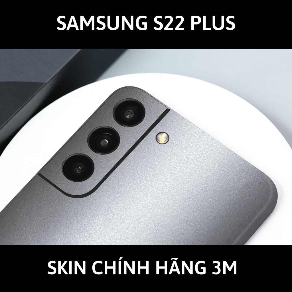 Skin 3m samsung galaxy S22 ultra , S22 plus, S22 full body và camera nhập khẩu chính hãng USA phụ kiện điện thoại huỳnh tân store - Alumium White - Warp Skin Collection