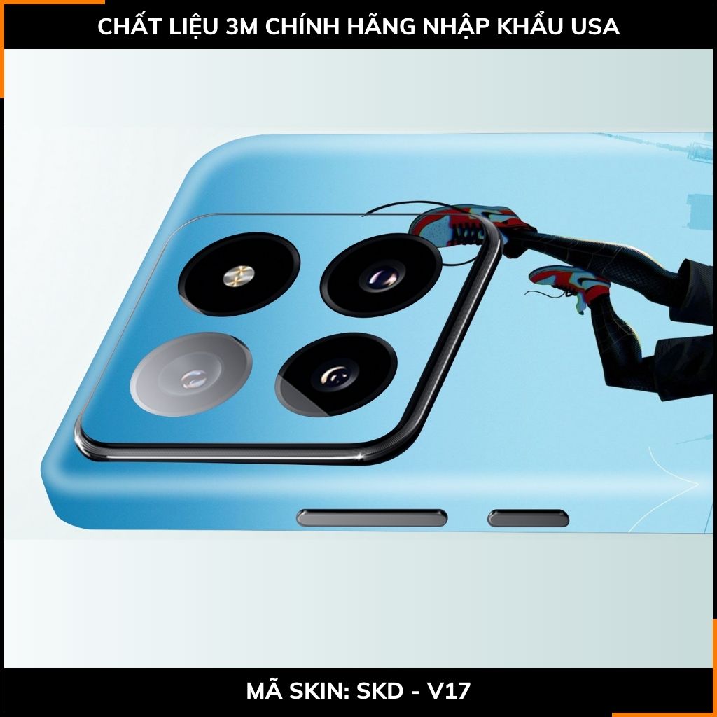 Dán skin điện thoại Xiaomi Mi 14 , Mi 14 Pro full body và camera nhập khẩu chính hãng USA in hình  SPIDER MAN - SKD V17 phụ kiện điện thoại huỳnh tân store