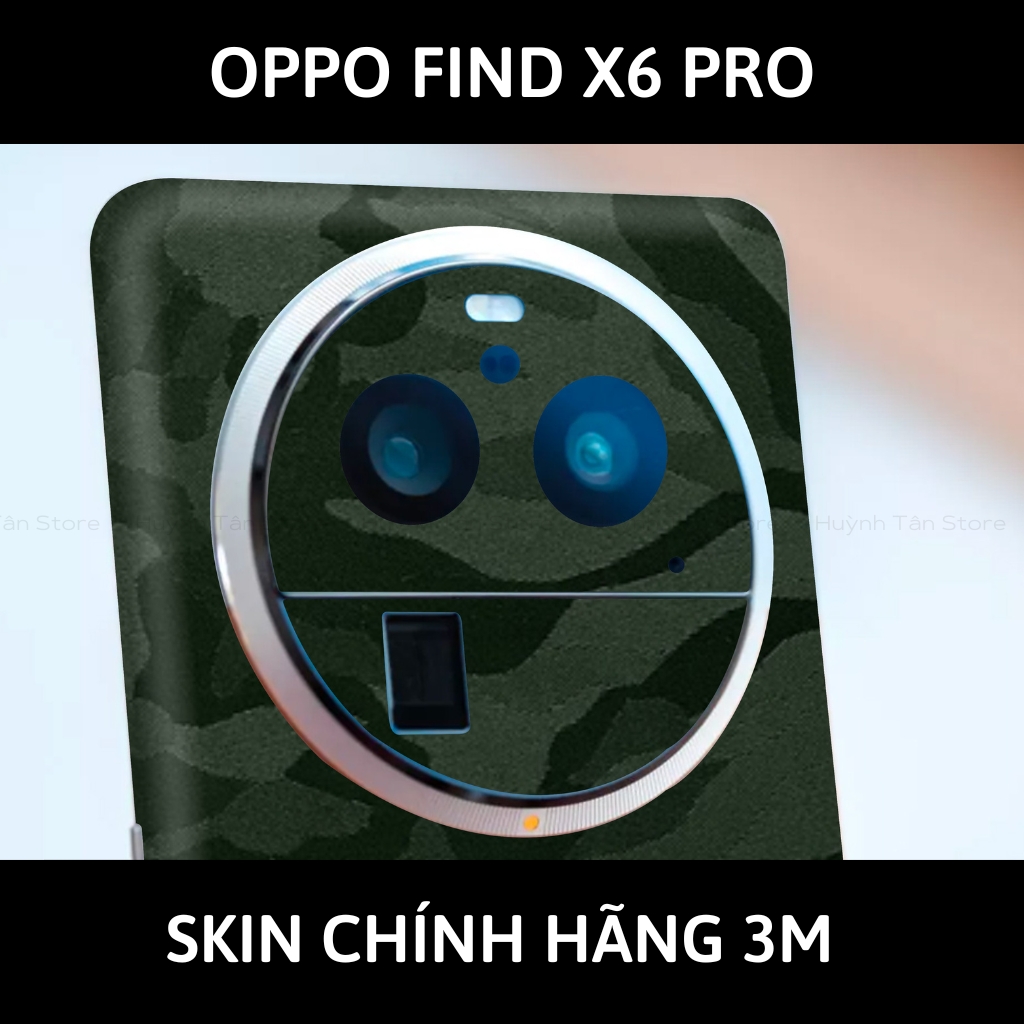 Dán skin điện thoại Oppo Find X6 Pro full body và camera nhập khẩu chính hãng USA phụ kiện điện thoại huỳnh tân store - Camo Green - Warp Skin Collection