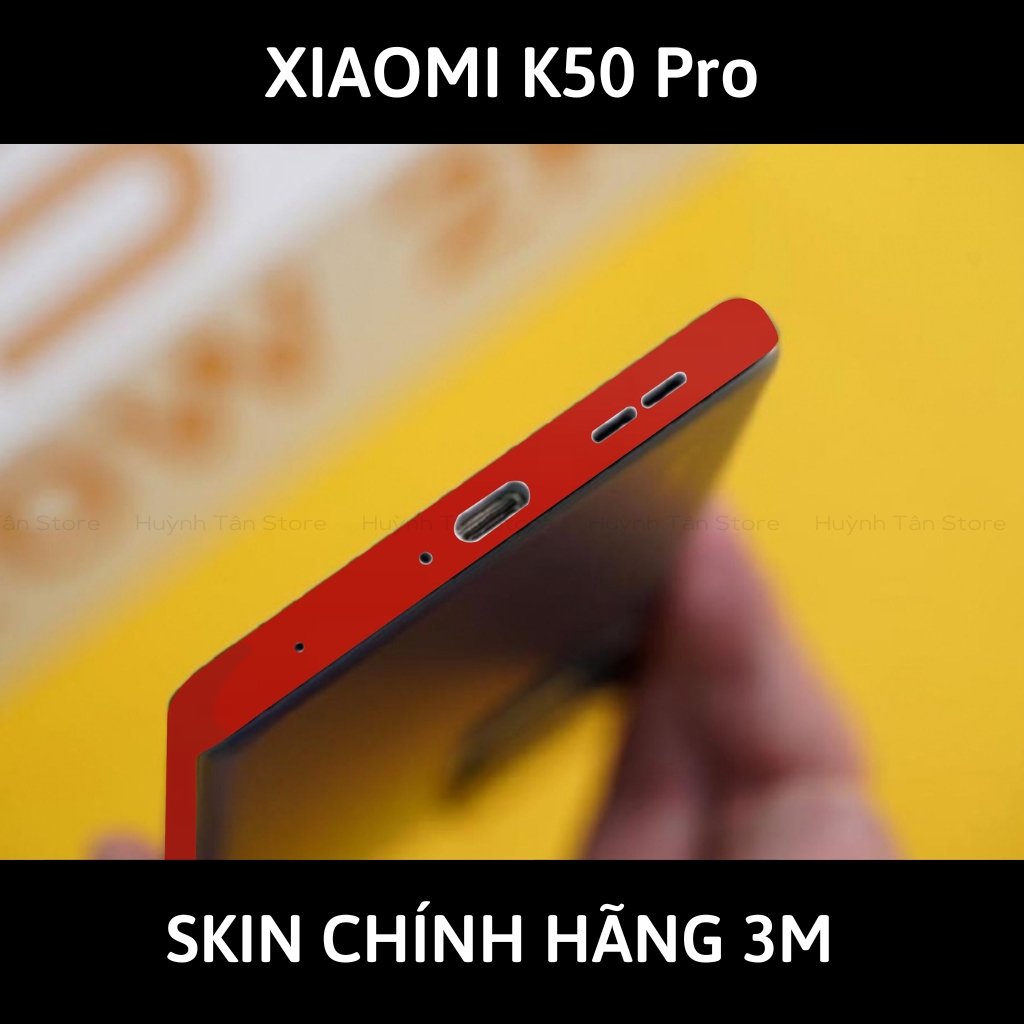 Dán skin điện thoại K50 Pro full body và camera nhập khẩu chính hãng USA phụ kiện điện thoại huỳnh tân store - Matte Red - Warp Skin Collection