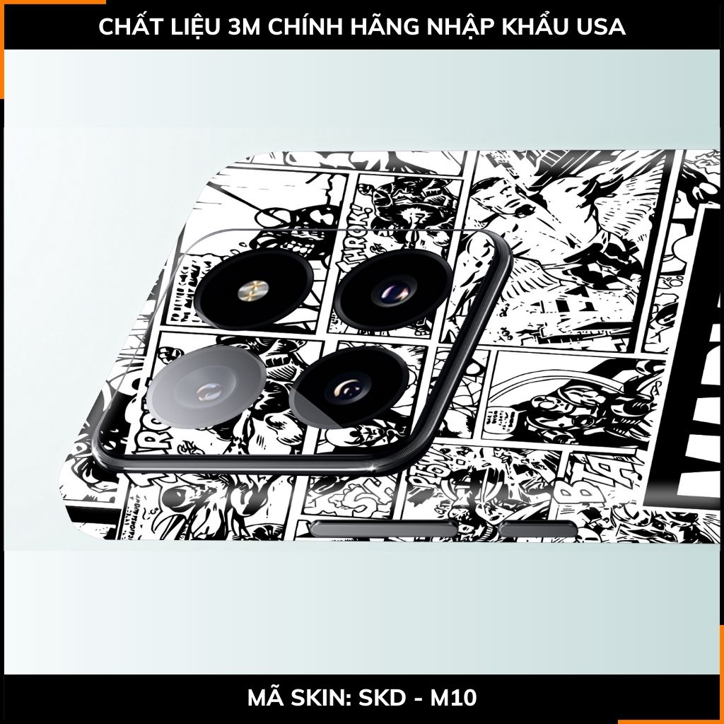 Dán skin điện thoại Xiaomi Mi 14 , Mi 14 Pro full body và camera nhập khẩu chính hãng USA in hình MAVEL - SKD M10 phụ kiện điện thoại huỳnh tân store