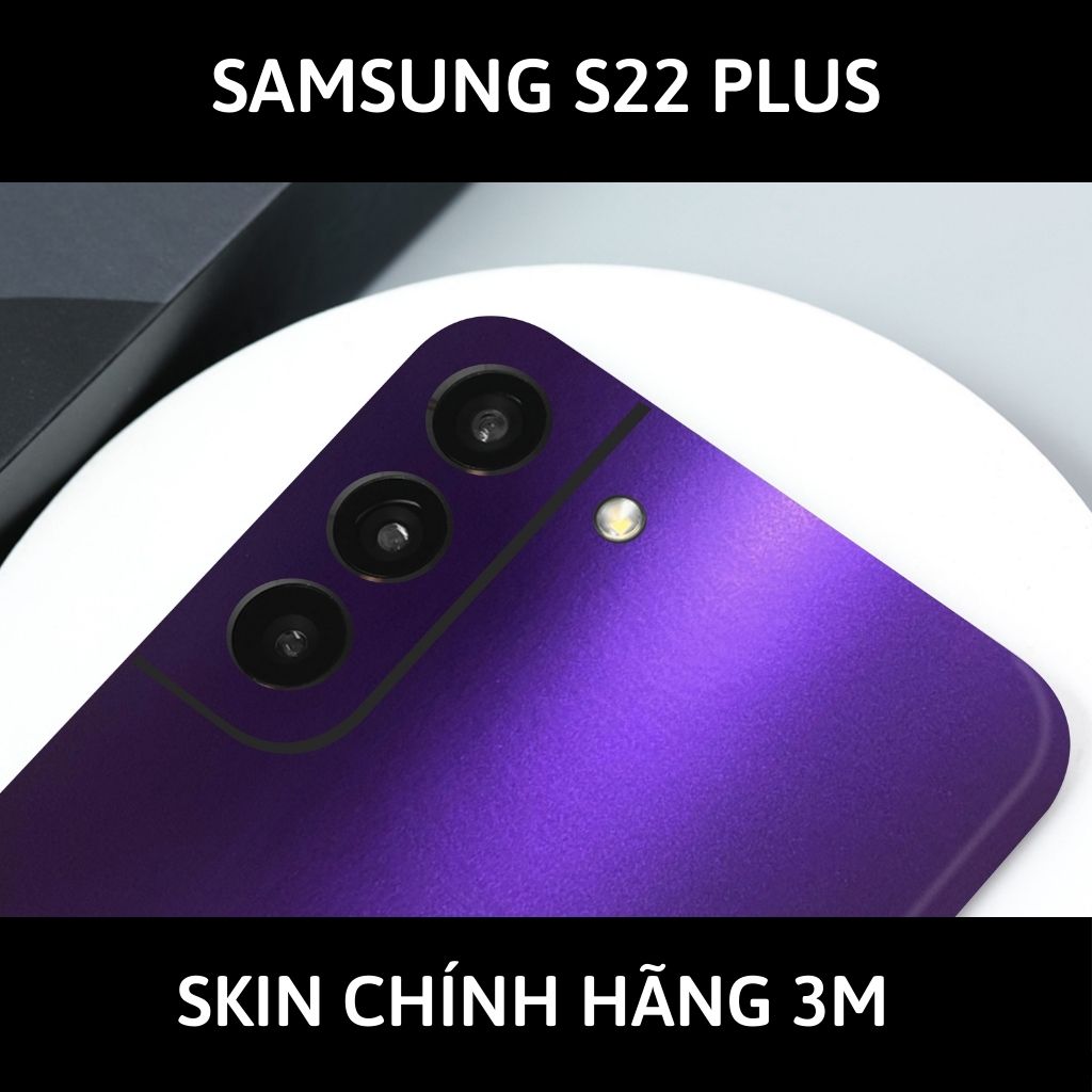 Skin 3m samsung galaxy S22 ultra , S22 plus, S22 full body và camera nhập khẩu chính hãng USA phụ kiện điện thoại huỳnh tân store - Oracal Deep Pupper - Warp Skin Collection
