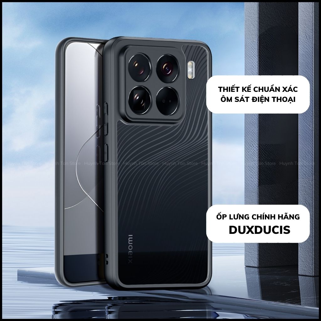 Ốp Xiaomi 17 Pro Max, 15 Ultra, 15T, 14 k70 aimo chính hãng duxducis chống va đập trong suốt không ố vàng huỳnh tân store