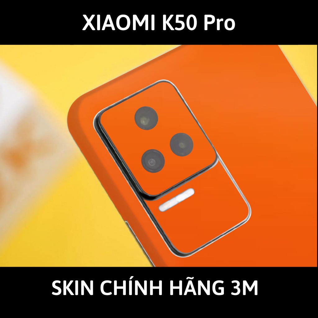 Dán skin điện thoại K50 Pro full body và camera nhập khẩu chính hãng USA phụ kiện điện thoại huỳnh tân store - Matte Oranger - Warp Skin Collection