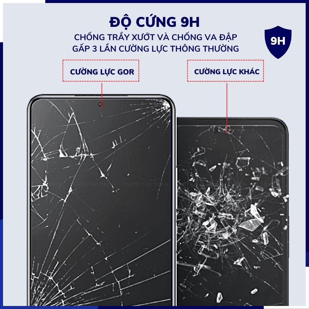 Kính cường lực iphone 14 pro max trong suốt không full màn chống bám vân tay chính hãng Gor phụ kiện huỳnh tân store
