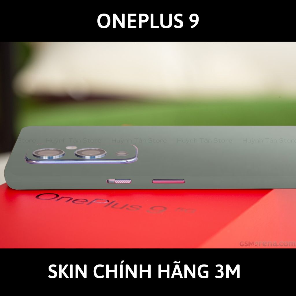 Skin 3m Oneplus 9R, 9 Pro, 9 full body và camera nhập khẩu chính hãng USA phụ kiện điện thoại huỳnh tân store - Battelship Grey - Warp Skin Collection