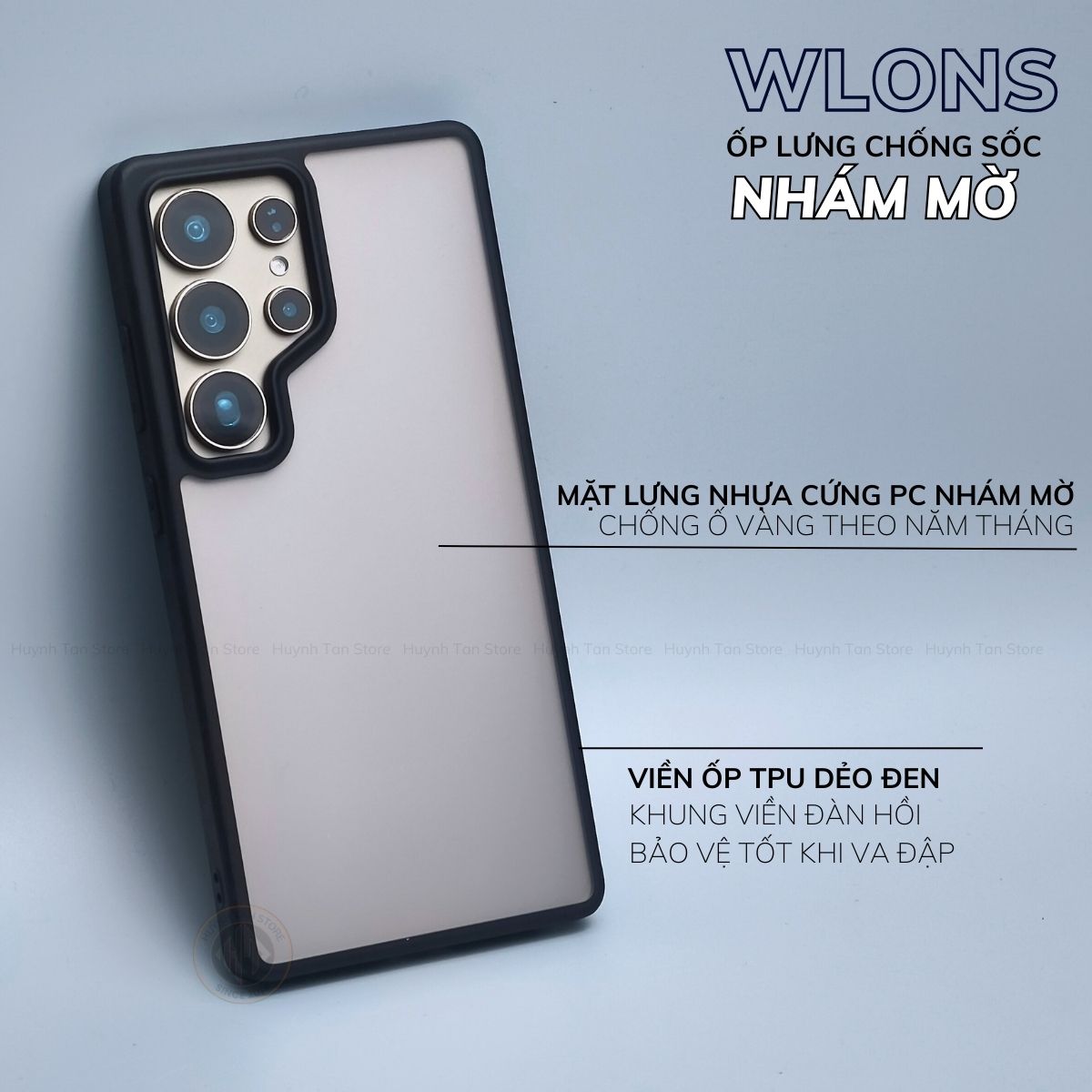 Ốp lưng samsung s25 ultra s25 plus s25 edge s24 ultra chống sốc chính hãng WLONS phụ kiện huỳnh tân store