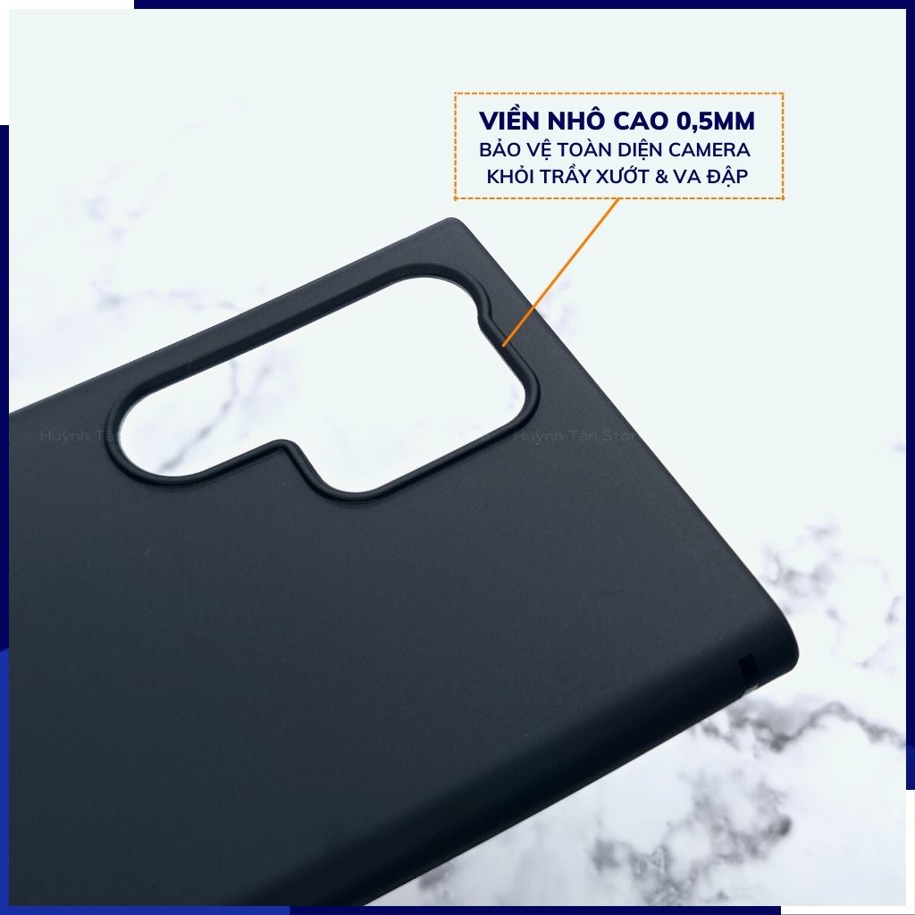 Ốp lưng samsung s22 ultra TPU màu dẻo siêu mỏng ôm sát thân máy bảo vệ camera phụ kiện huỳnh tân store