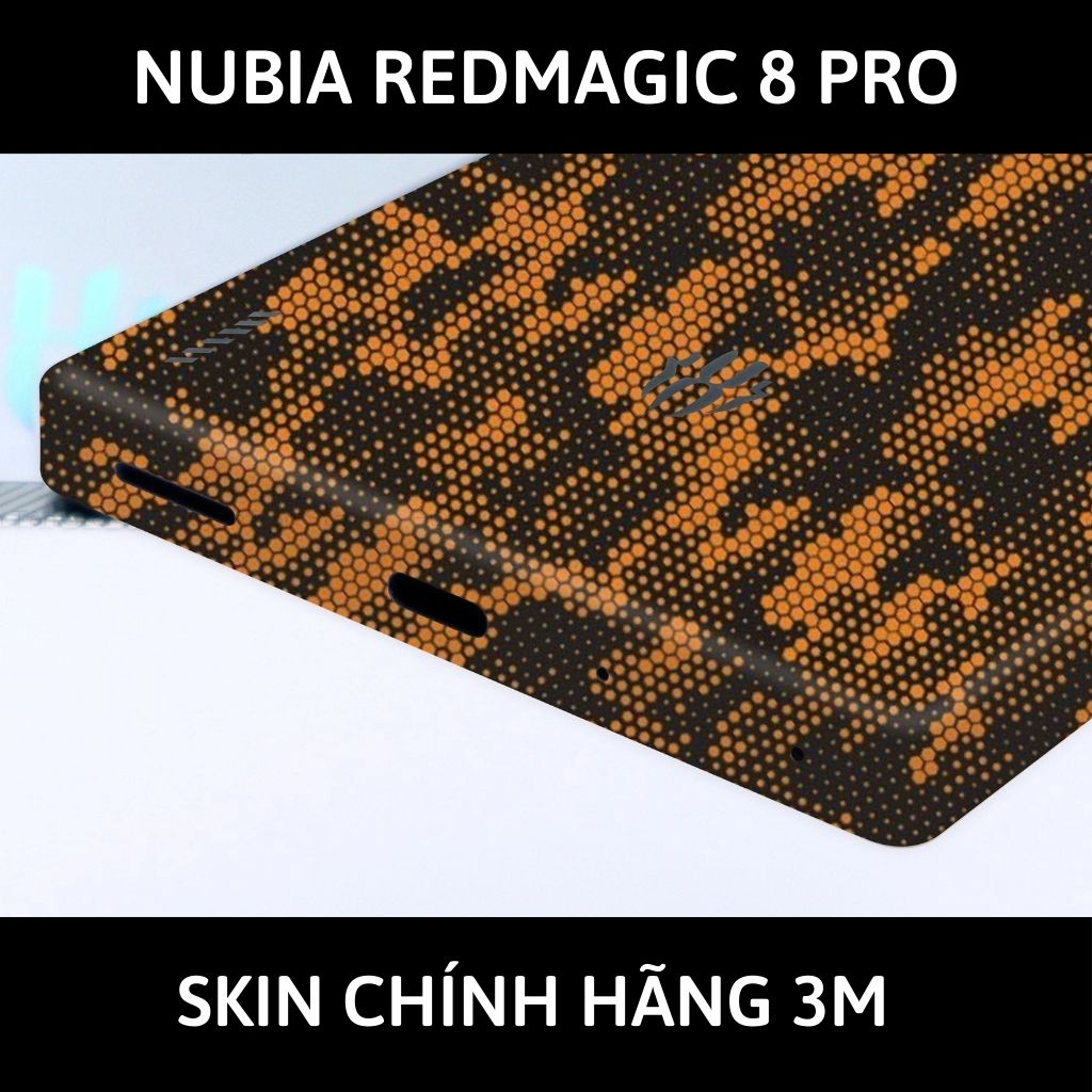 Skin 3m Nubia Redmagic 8 Pro, 8 Pro Plus full body và camera nhập khẩu chính hãng USA phụ kiện điện thoại huỳnh tân store - Mamba Oranger - Warp Skin Collection
