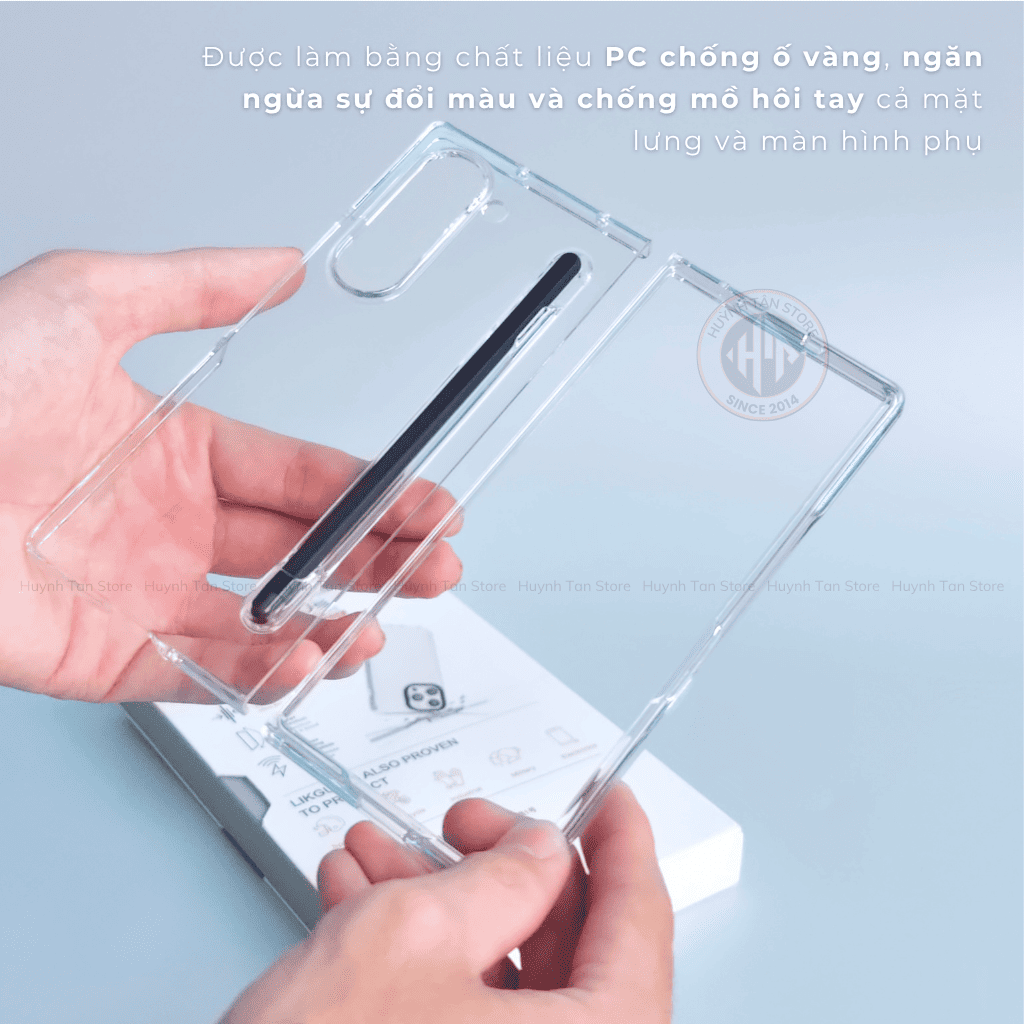Ốp lưng samsung z fold 6 trong suốt chính hãng LIKGUS PENONE tặng kèm theo bút cảm ứng phụ kiện điện thoại huỳnh tân store