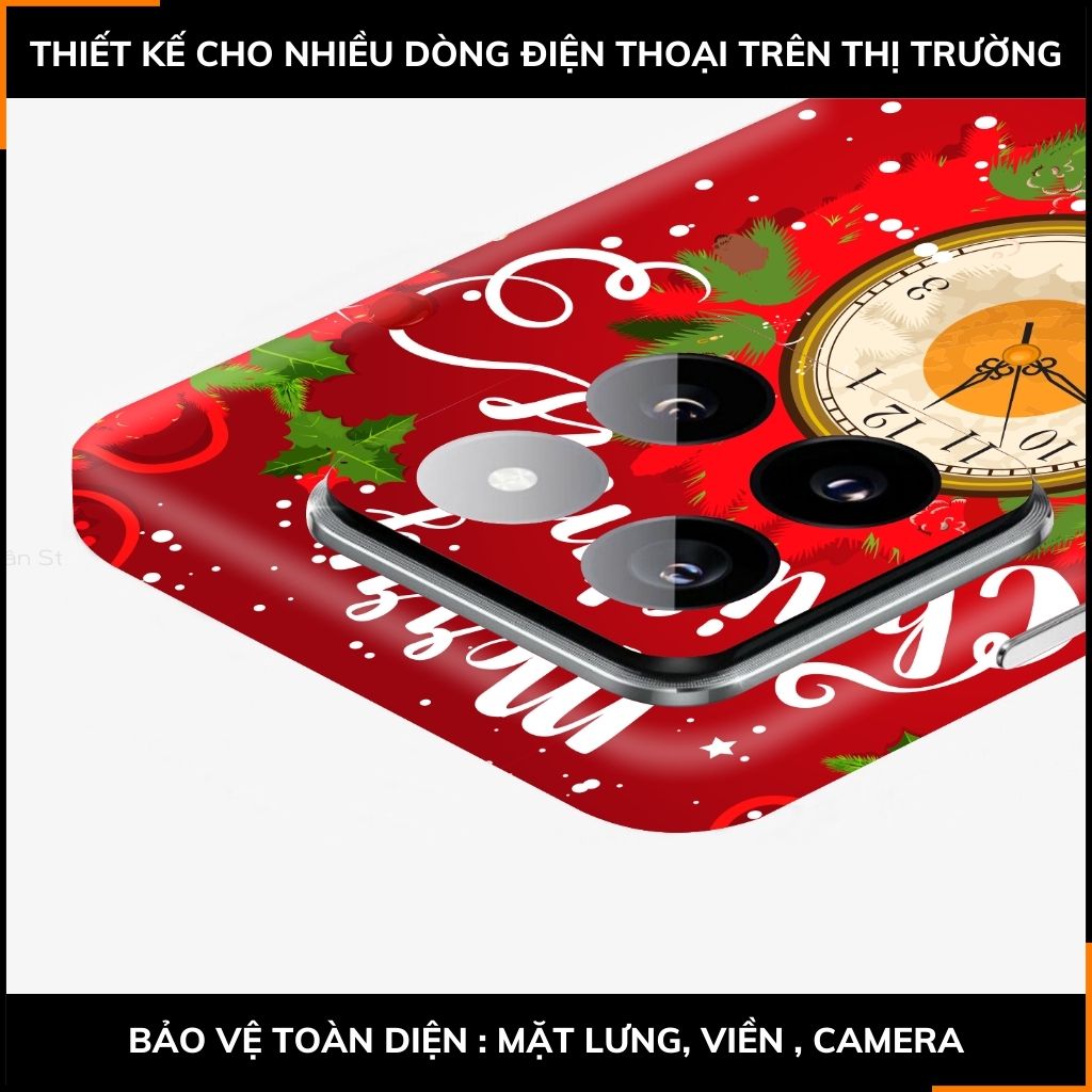 Dán skin điện thoại Xiaomi Mi 14 , Mi 14 Pro full body và camera nhập khẩu chính hãng USA in hình MERRY CHRISTMAS - SKD P27 phụ kiện điện thoại huỳnh tân store
