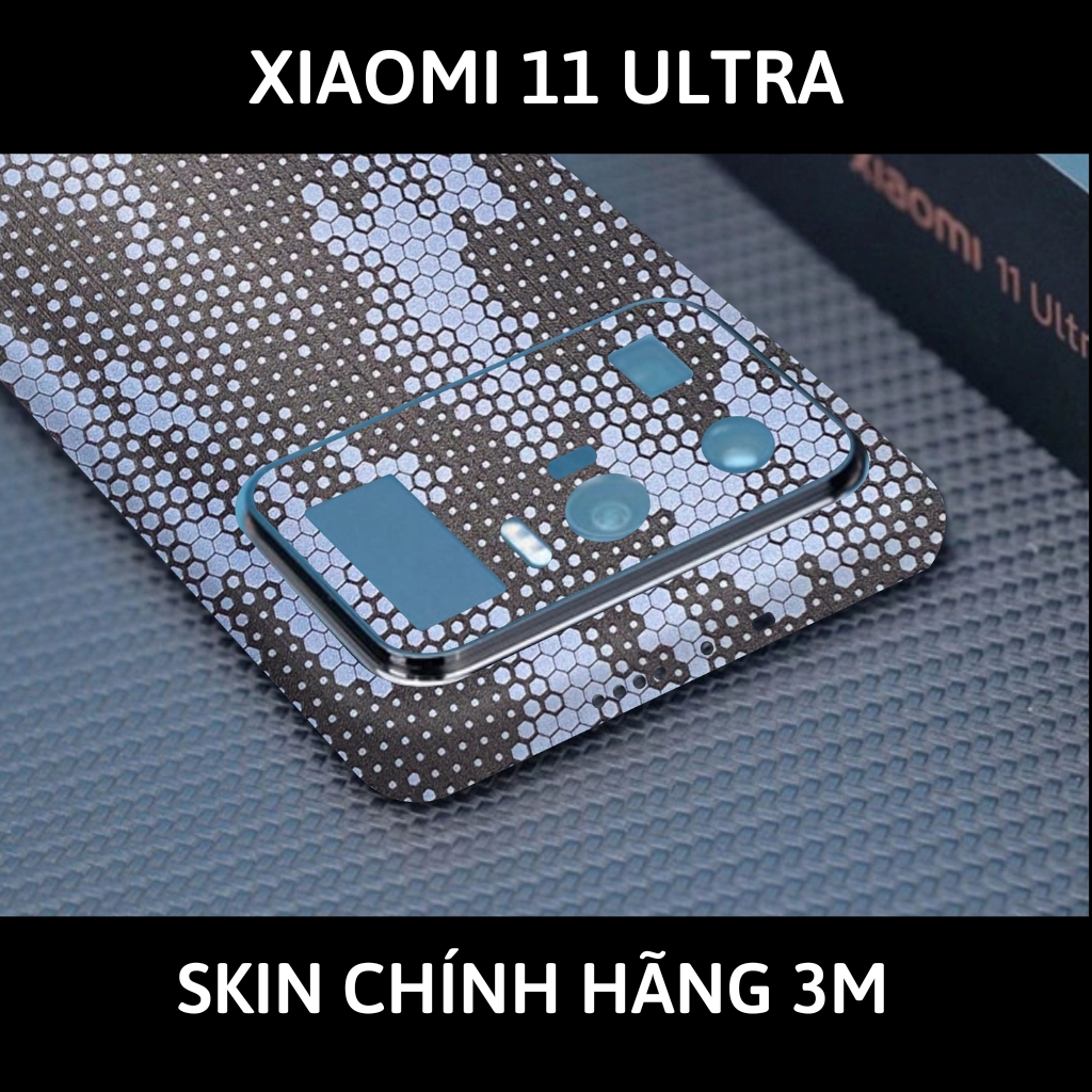 Skin 3m Mi 11 Ultra full body và camera nhập khẩu chính hãng USA phụ kiện điện thoại huỳnh tân store - Mamba Light Blue - Warp Skin Collection