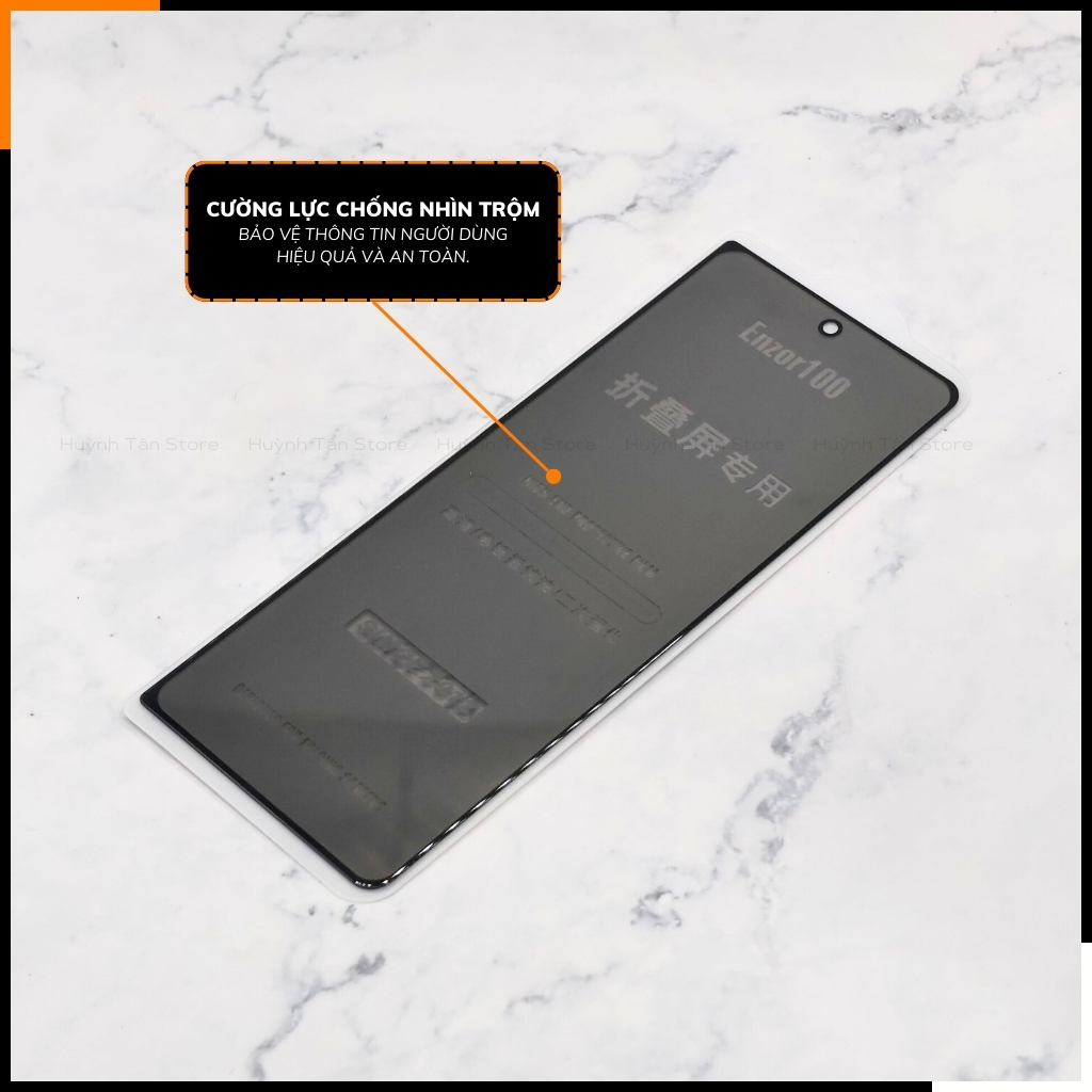 Kính cường lực samsung z fold 7 6 5 4 chống nhìn trộm full màn hình chính hãng KUZOOM điện thoại huỳnh tân store