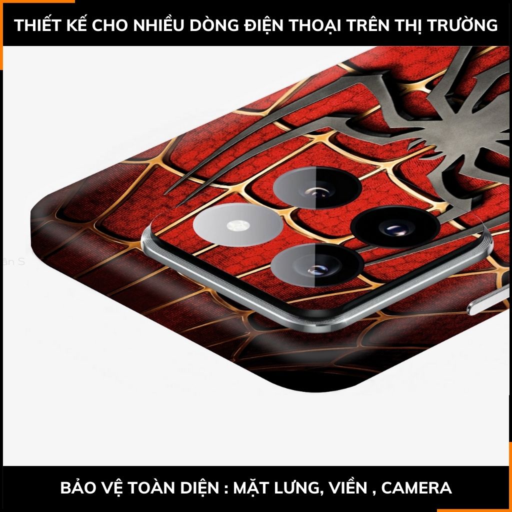 Dán skin điện thoại Xiaomi Mi 14 , Mi 14 Pro full body và camera nhập khẩu chính hãng USA in hình SPIDER MAN - SKD V09 phụ kiện điện thoại huỳnh tân store