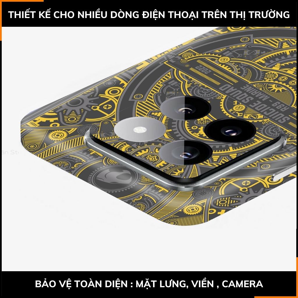 Dán skin điện thoại Xiaomi Mi 14 , Mi 14 Pro full body và camera nhập khẩu chính hãng USA in hình TECHNOLOGIC - SKD T03 phụ kiện điện thoại huỳnh tân store