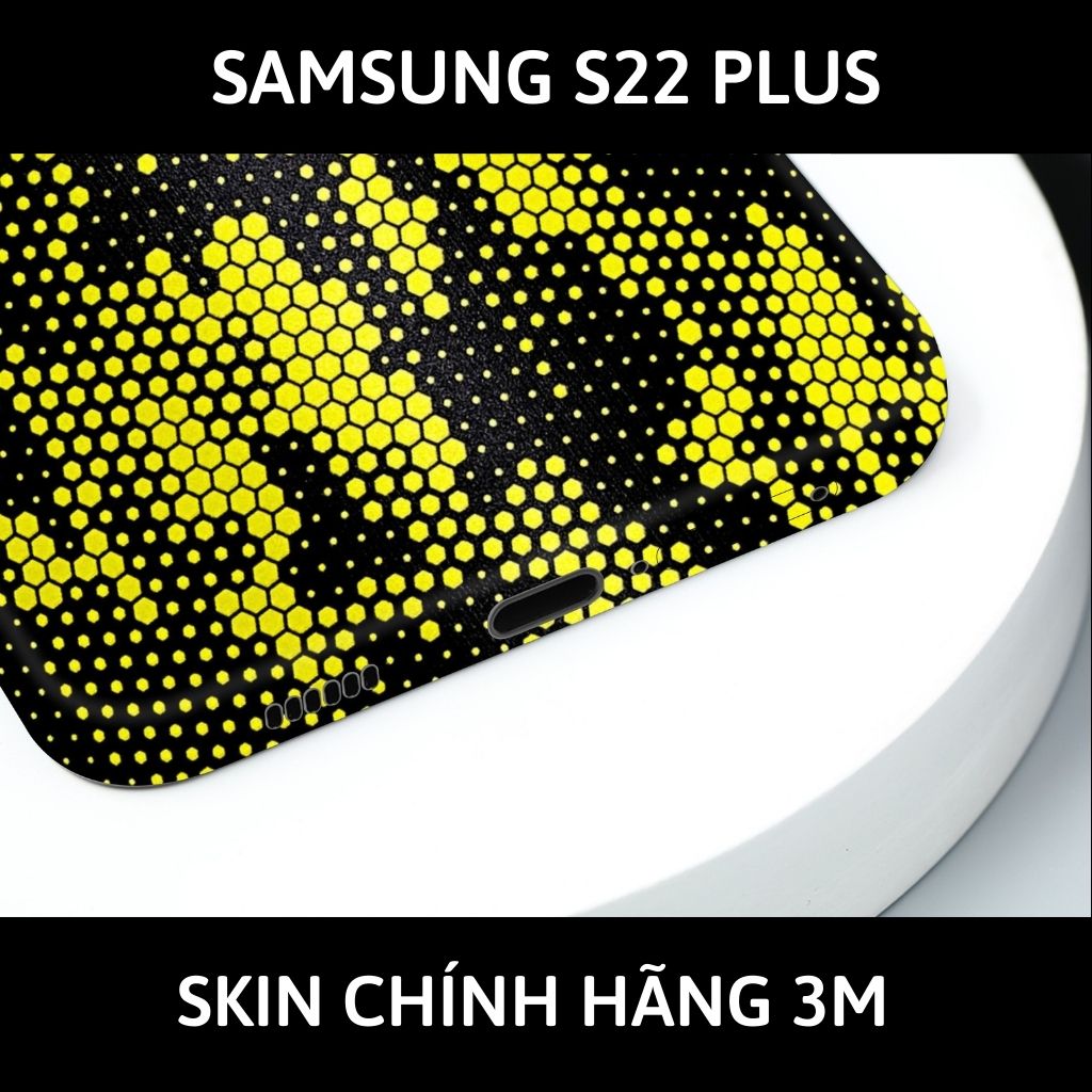 Skin 3m samsung galaxy S22 ultra , S22 plus, S22 full body và camera nhập khẩu chính hãng USA phụ kiện điện thoại huỳnh tân store - Mamba Yellow - Warp Skin Collection