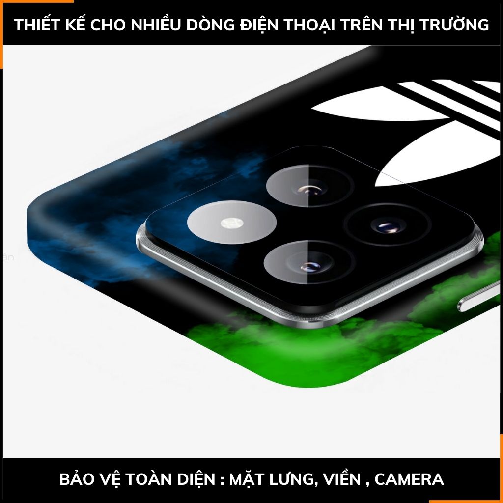 Dán skin điện thoại Xiaomi Mi 14 , Mi 14 Pro full body và camera nhập khẩu chính hãng USA in hình Thương Hiệu - SKD E04 phụ kiện điện thoại huỳnh tân store