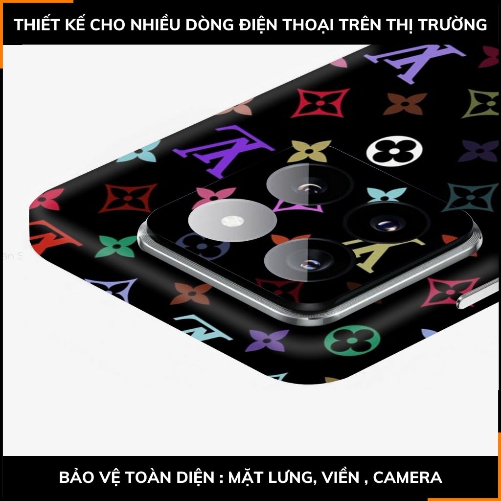 Dán skin điện thoại Xiaomi Mi 14 , Mi 14 Pro full body và camera nhập khẩu chính hãng USA in hình Thương Hiệu - SKD E11 phụ kiện điện thoại huỳnh tân store