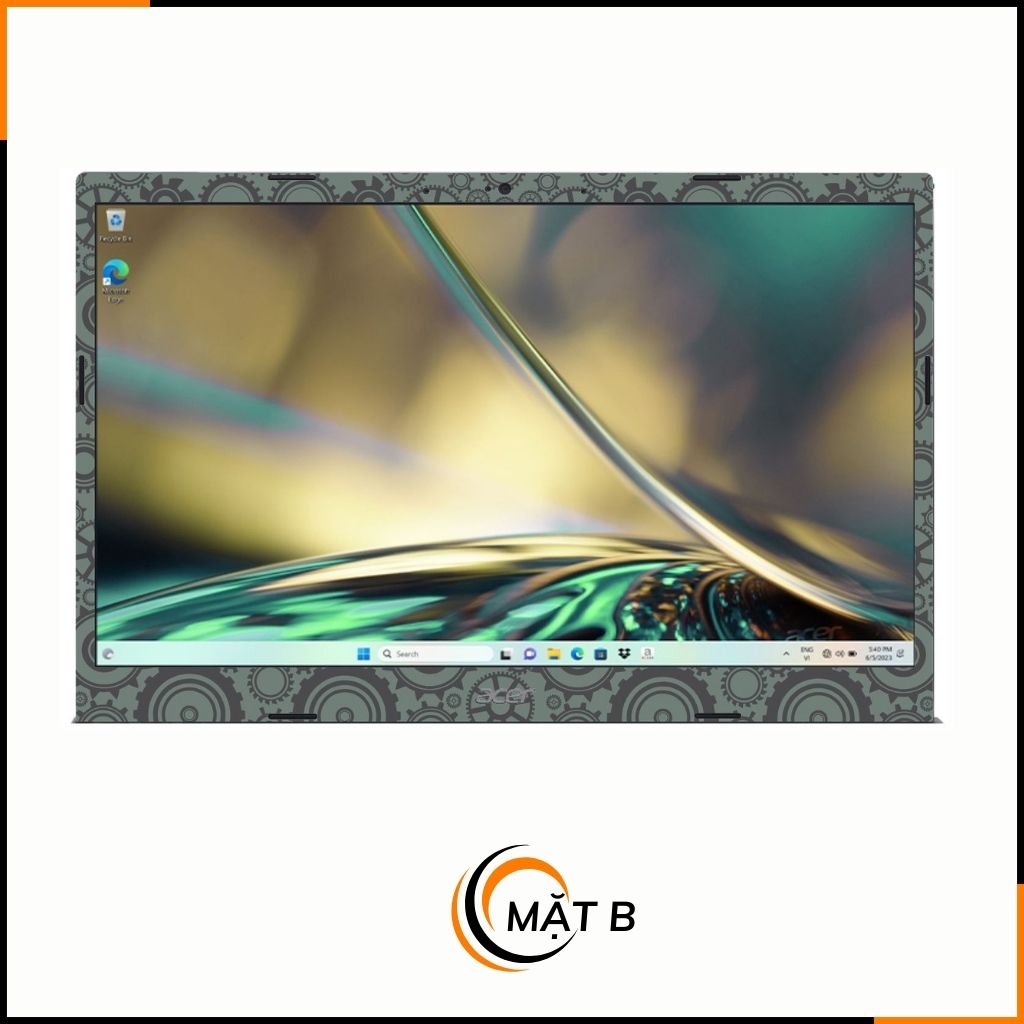 Dán skin laptop asus, dell , acer, hp, msi chính hãng ORAFOL nhập khẩu ĐỨC - SKIN 3M - LAPTOP - BÁNH RĂNG - SK-B10-01 phụ kiện điện thoại huỳnh tân store