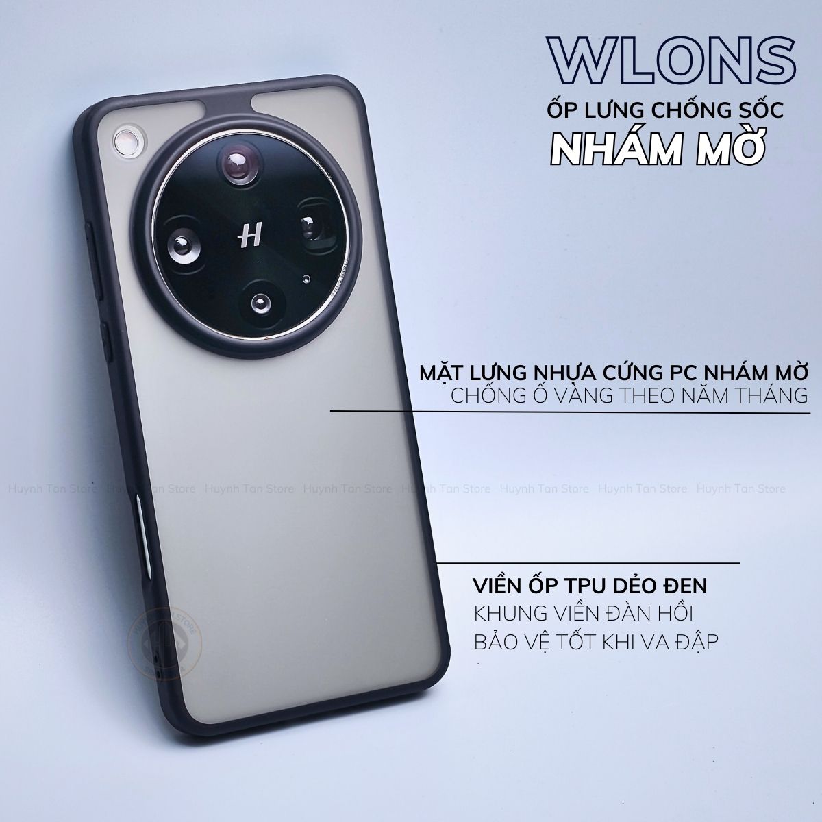 Ốp lưng oppo find x8 ultra x8 pro x8s plus x7 ultra x6 x5 chống sốc chính hãng WLONS phụ kiện huỳnh tân store