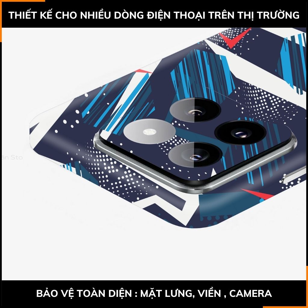Dán skin điện thoại Xiaomi Mi 14 , Mi 14 Pro full body và camera nhập khẩu chính hãng USA in hình ASTRACT - SKD J04 phụ kiện điện thoại huỳnh tân store