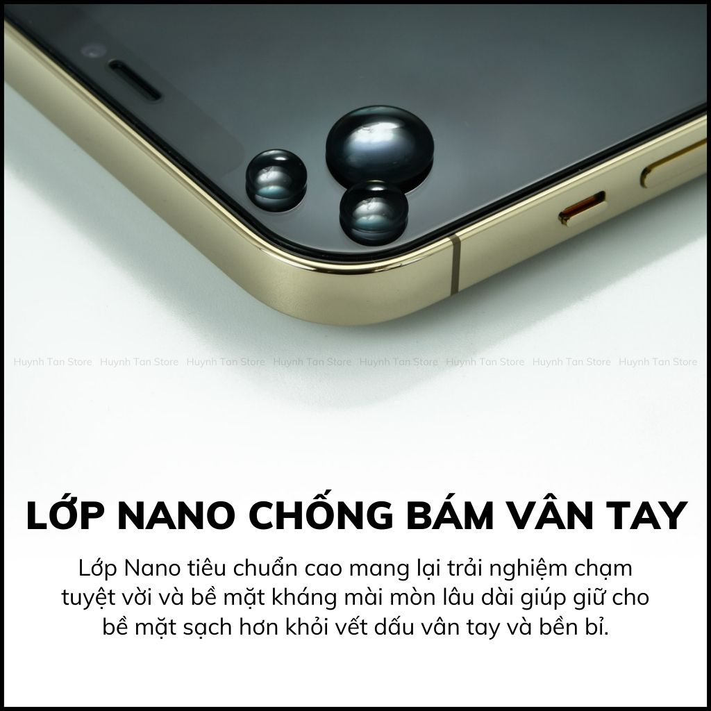 Kính cường lực iphone 16 Pro Max trong suốt full màn kèm khung tự dán chính hãng HODA