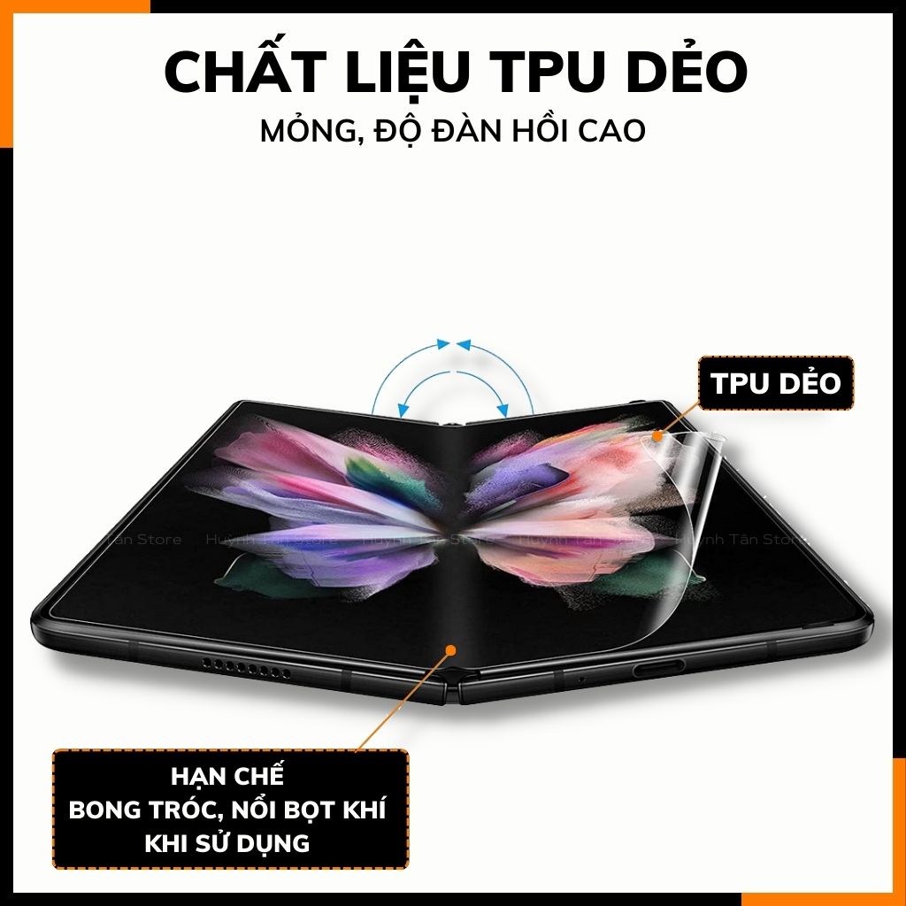 Dán dẻo tpu samsung z fold 7 6 5 4 3 2  trong suốt hoặc nhám , chống nhìn trộm 3 lớp dễ dán bảo vệ màn hình ngoài , mặt lưng , màn hình trong phụ kiện điện thoại huỳnh tân store
