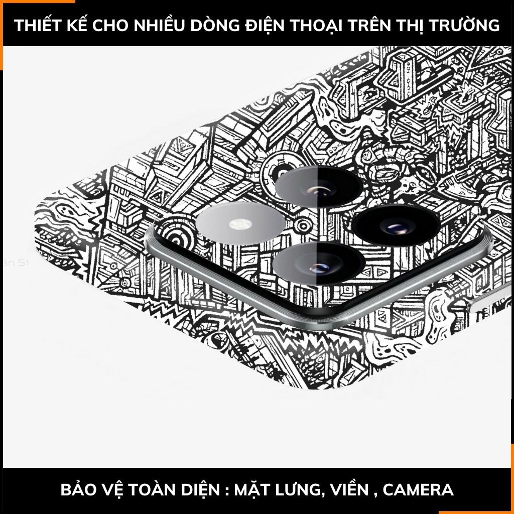 Dán skin điện thoại Xiaomi Mi 14 , Mi 14 Pro full body và camera nhập khẩu chính hãng USA in hình ROBOT CITY - SKD U02 phụ kiện điện thoại huỳnh tân store
