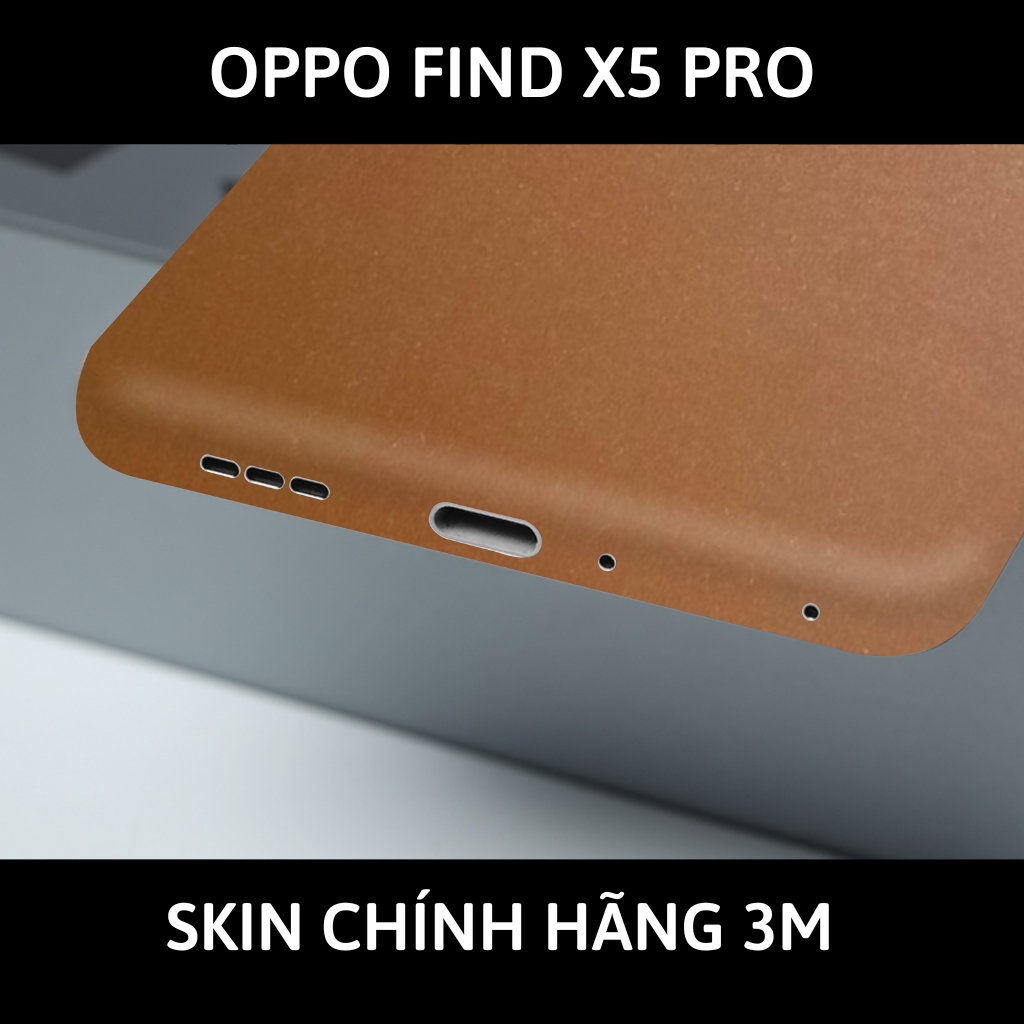 Dán skin điện thoại Oppo Find X5 Pro full body và camera nhập khẩu chính hãng USA phụ kiện điện thoại huỳnh tân store - Caramel - Warp Skin Collection