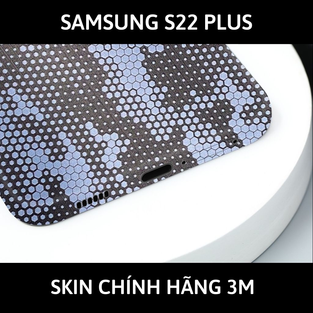 Skin 3m samsung galaxy S22 ultra , S22 plus, S22 full body và camera nhập khẩu chính hãng USA phụ kiện điện thoại huỳnh tân store - Mamba Light Blue - Warp Skin Collection