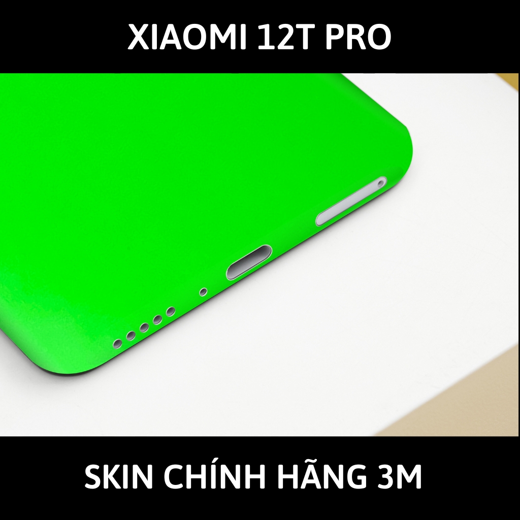 Skin 3m Mi 12T, Mi 12T Pro, K50 Ultra full body và camera nhập khẩu chính hãng USA phụ kiện điện thoại huỳnh tân store - Green Neo - Warp Skin Collection