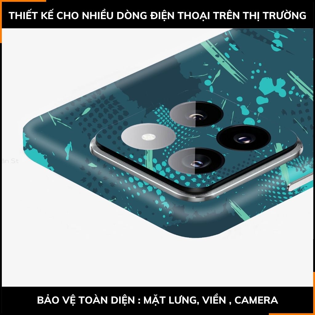 Dán skin điện thoại Xiaomi Mi 14 , Mi 14 Pro full body và camera nhập khẩu chính hãng USA in hình ASTRACT - SKD J03 phụ kiện điện thoại huỳnh tân store