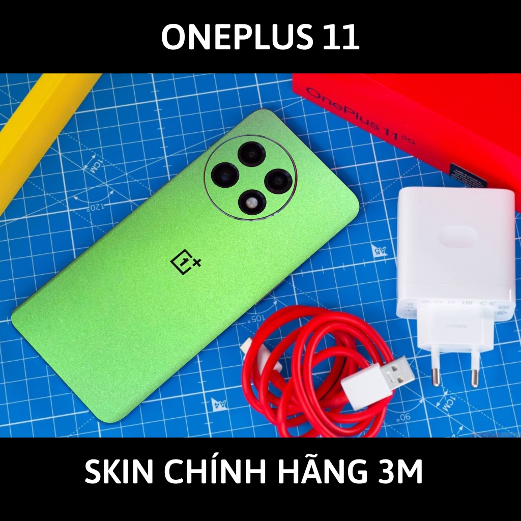 Skin 3m Oneplus 11 full body và camera nhập khẩu chính hãng USA phụ kiện điện thoại huỳnh tân store - Oracal Green Brown - Warp Skin Collection