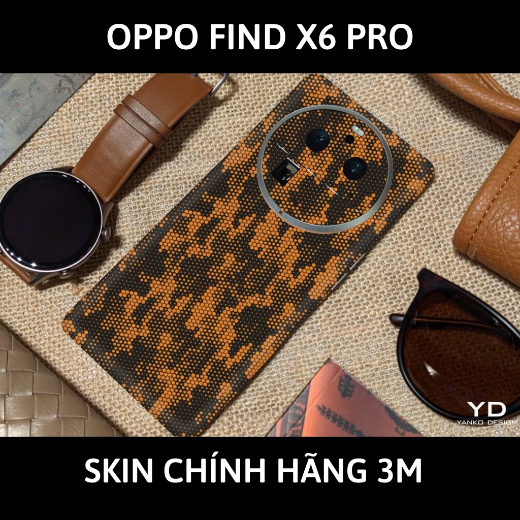 Dán skin điện thoại Oppo Find X6 Pro full body và camera nhập khẩu chính hãng USA phụ kiện điện thoại huỳnh tân store - Mamba Oranger - Warp Skin Collection