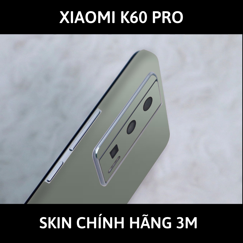 Skin 3m K60, K60 Pro full body và camera nhập khẩu chính hãng USA phụ kiện điện thoại huỳnh tân store - Battleship Grey - Warp Skin Collection