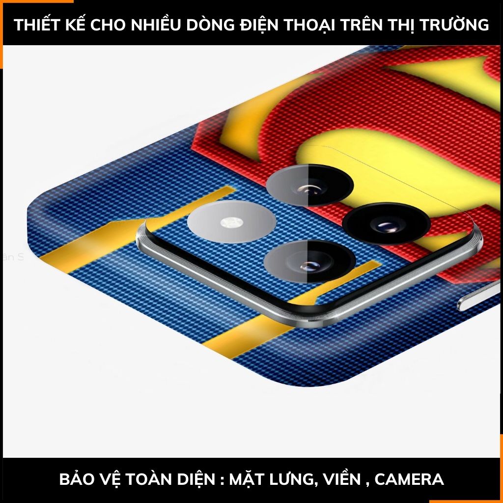 Dán skin điện thoại Xiaomi Mi 14 , Mi 14 Pro full body và camera nhập khẩu chính hãng USA in hình SUPER MAN - SKD Z07 phụ kiện điện thoại huỳnh tân store