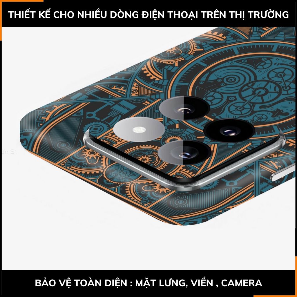 Dán skin điện thoại Xiaomi Mi 14 , Mi 14 Pro full body và camera nhập khẩu chính hãng USA in hình TECHNOLOGIC - SKD T02 phụ kiện điện thoại huỳnh tân store