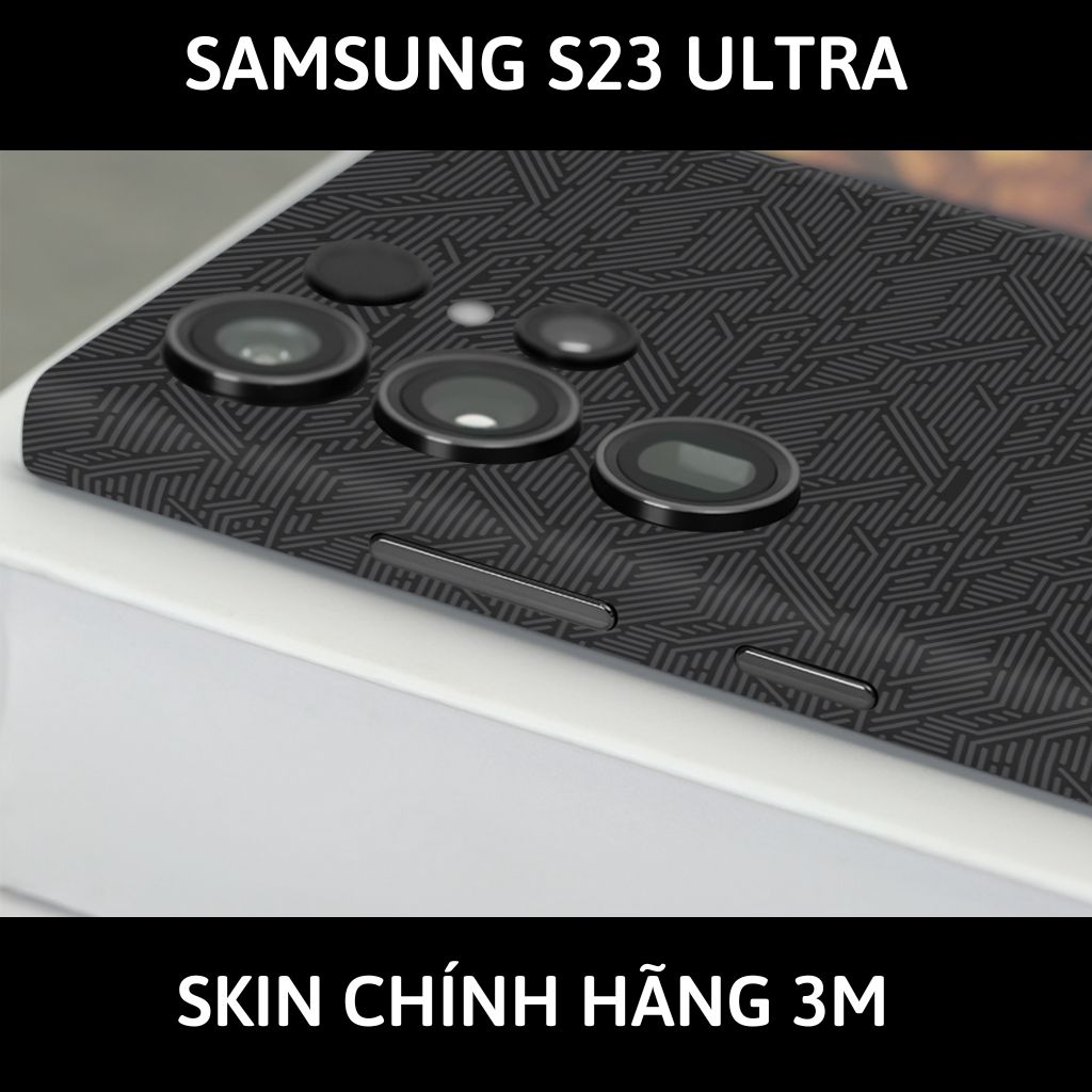 Dán skin điện thoại Samsung S23 Ultra full body và camera nhập khẩu chính hãng USA phụ kiện điện thoại huỳnh tân store - PATTEN TEXTURE
