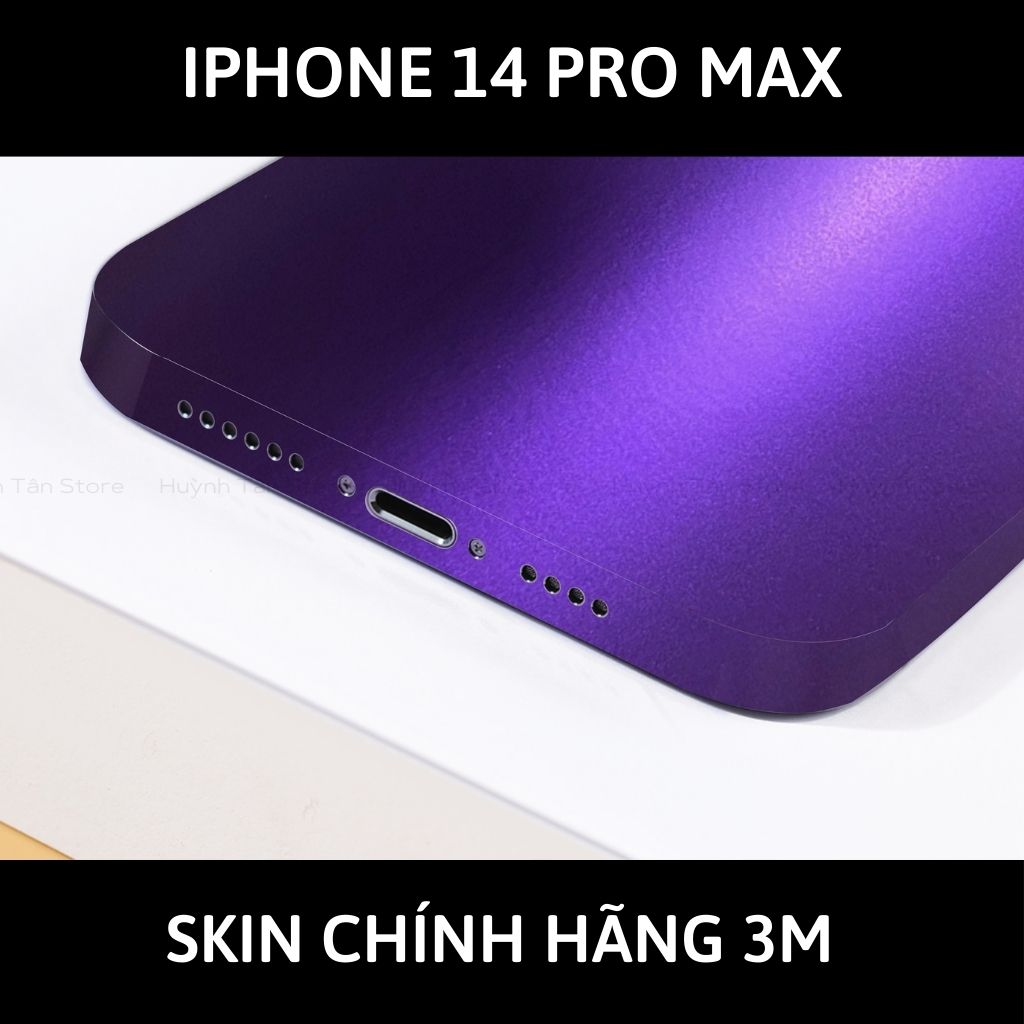 Skin 3m Iphone 14, Iphone 14 Pro, Iphone 14 Pro Max full body và camera nhập khẩu chính hãng USA phụ kiện điện thoại huỳnh tân store - Oracal Deep Pupper - Warp Skin Collection