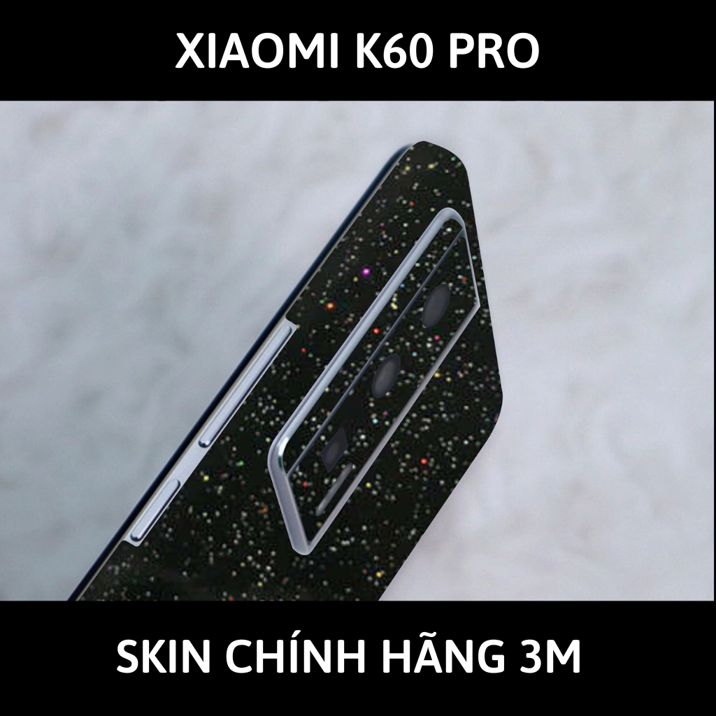 Skin 3m K60, K60 Pro full body và camera nhập khẩu chính hãng USA phụ kiện điện thoại huỳnh tân store - Galaxy Black - Warp Skin Collection