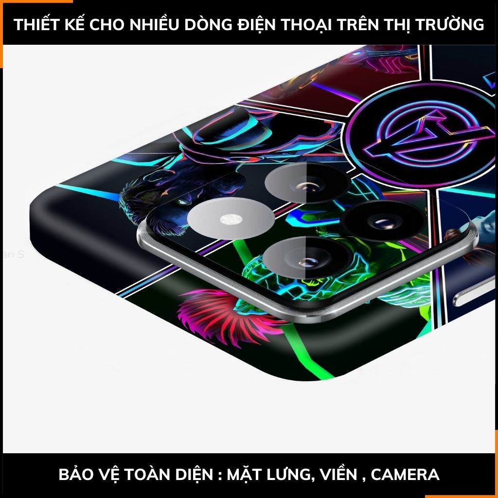 Dán skin điện thoại Xiaomi Mi 14 , Mi 14 Pro full body và camera nhập khẩu chính hãng USA in hình MAVEL - SKD M06 phụ kiện điện thoại huỳnh tân store