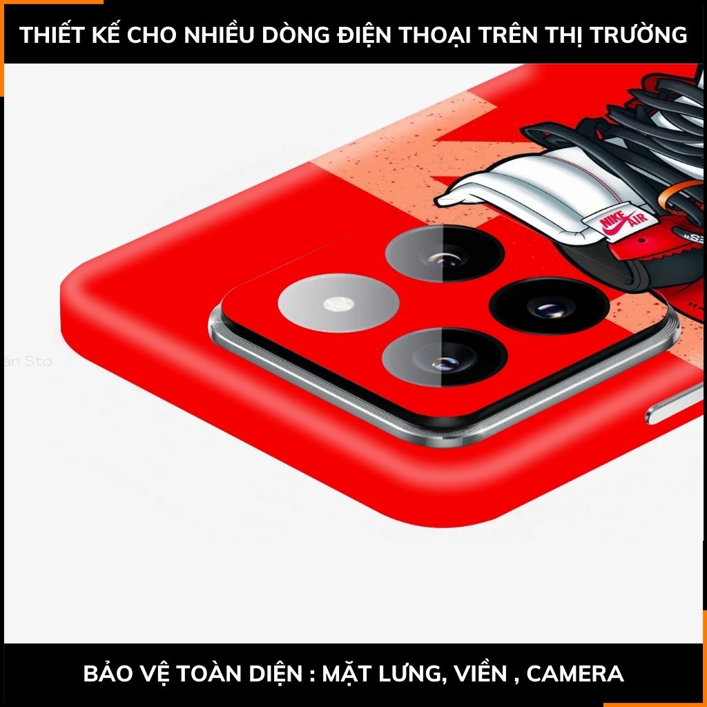 Dán skin điện thoại Xiaomi Mi 14 , Mi 14 Pro full body và camera nhập khẩu chính hãng USA in hình SNEAKER - SKD S02 phụ kiện điện thoại huỳnh tân store