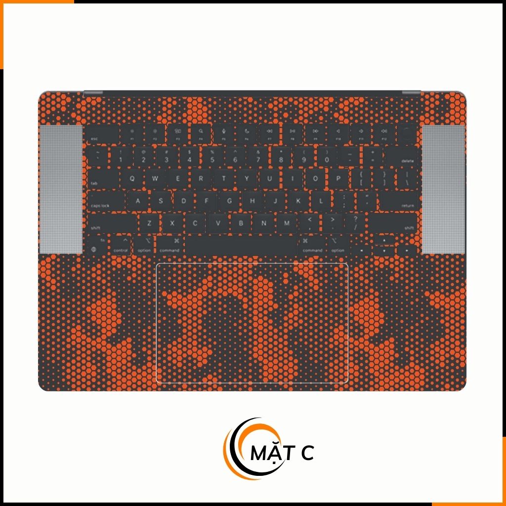 Dán skin macbook pro, macbook air chính hãng 3M nhập khẩu USA - SKIN 3M - MACBOOK - MAMBA ORANGE - SK-B03-07 phụ kiện điện thoại huỳnh tân store