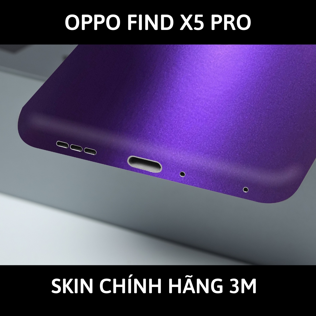 Dán skin điện thoại Oppo Find X5 Pro full body và camera nhập khẩu chính hãng USA phụ kiện điện thoại huỳnh tân store - Oracle Deep Purple - Warp Skin Collection