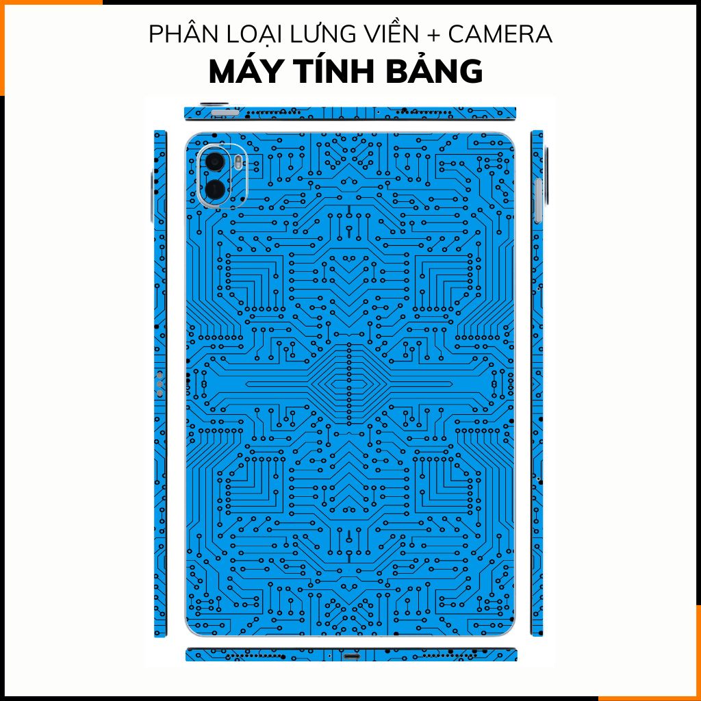 Dán skin máy tính bảng xiaomi, huawei, oppo, lenovo, google, microsoft, vivo  full body và camera chính hãng ORAFOL nhập khẩu từ ĐỨC MÁY TÍNH BẢNG  - ELECTRIC BLUE -  SK B01 07 phụ kiện điện thoại huỳnh tân store