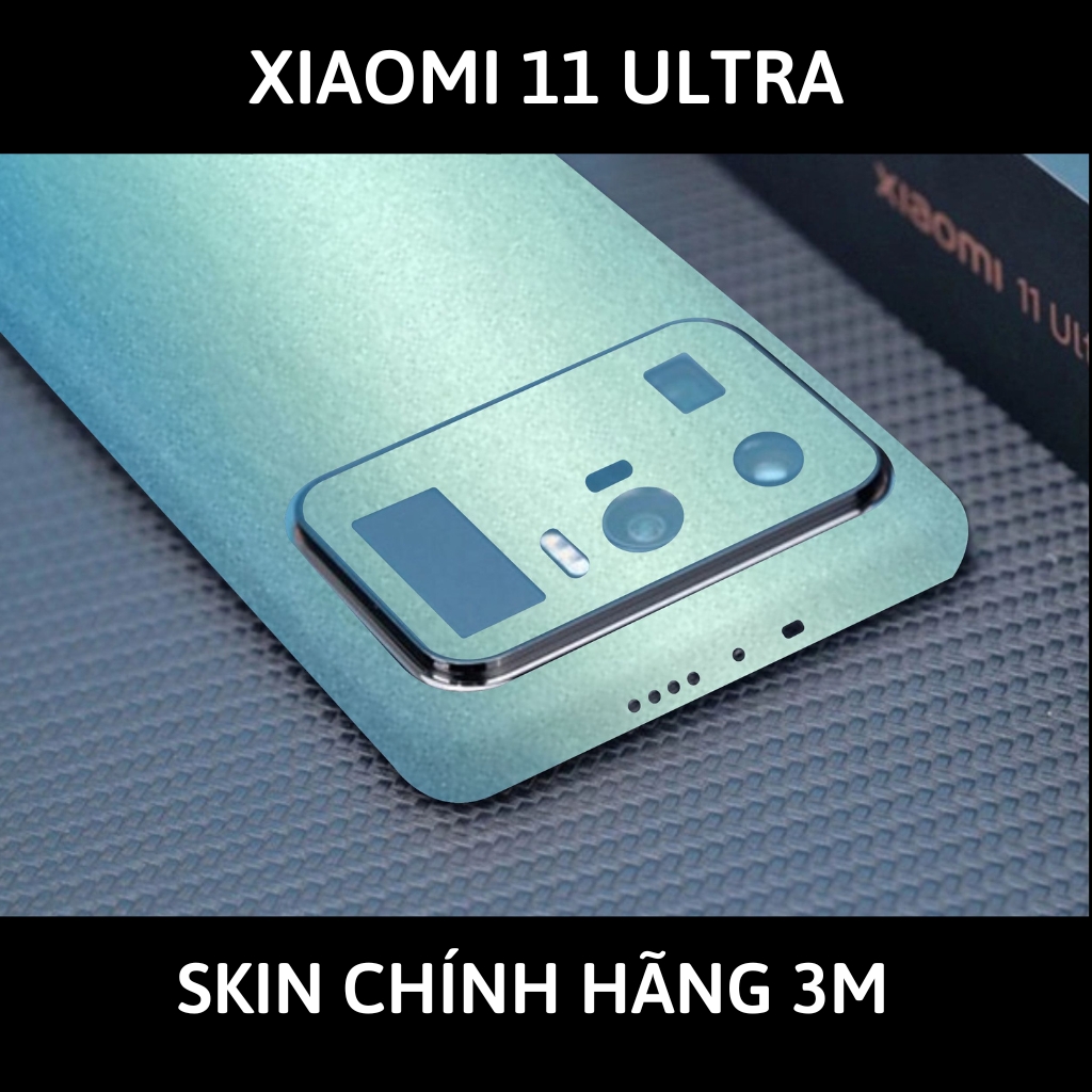 Skin 3m Mi 11 Ultra full body và camera nhập khẩu chính hãng USA phụ kiện điện thoại huỳnh tân store - Oracal Blue Yellow - Warp Skin Collection