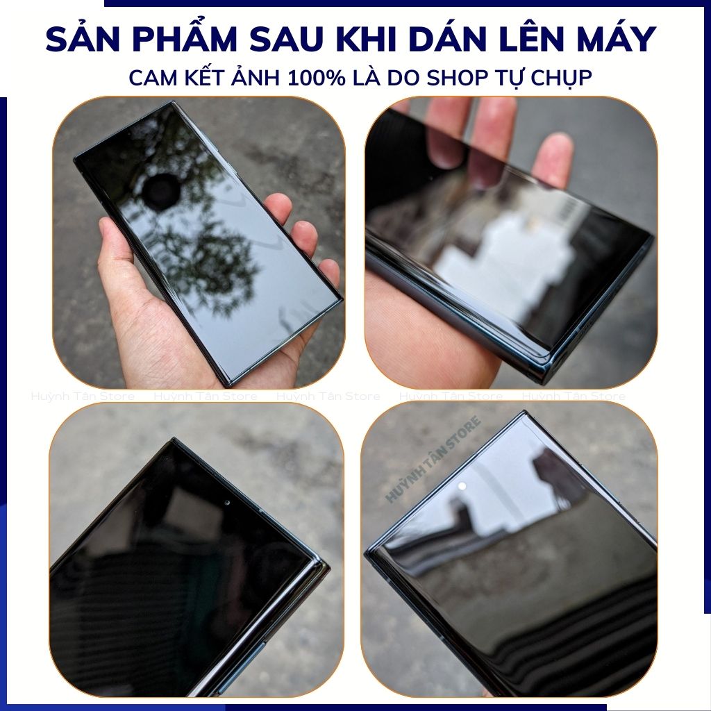 Cường lực samsung s22 ultra uv trong suốt chống vân tay chính hãng kuzoom phụ kiện điện thoại huỳnh tân store