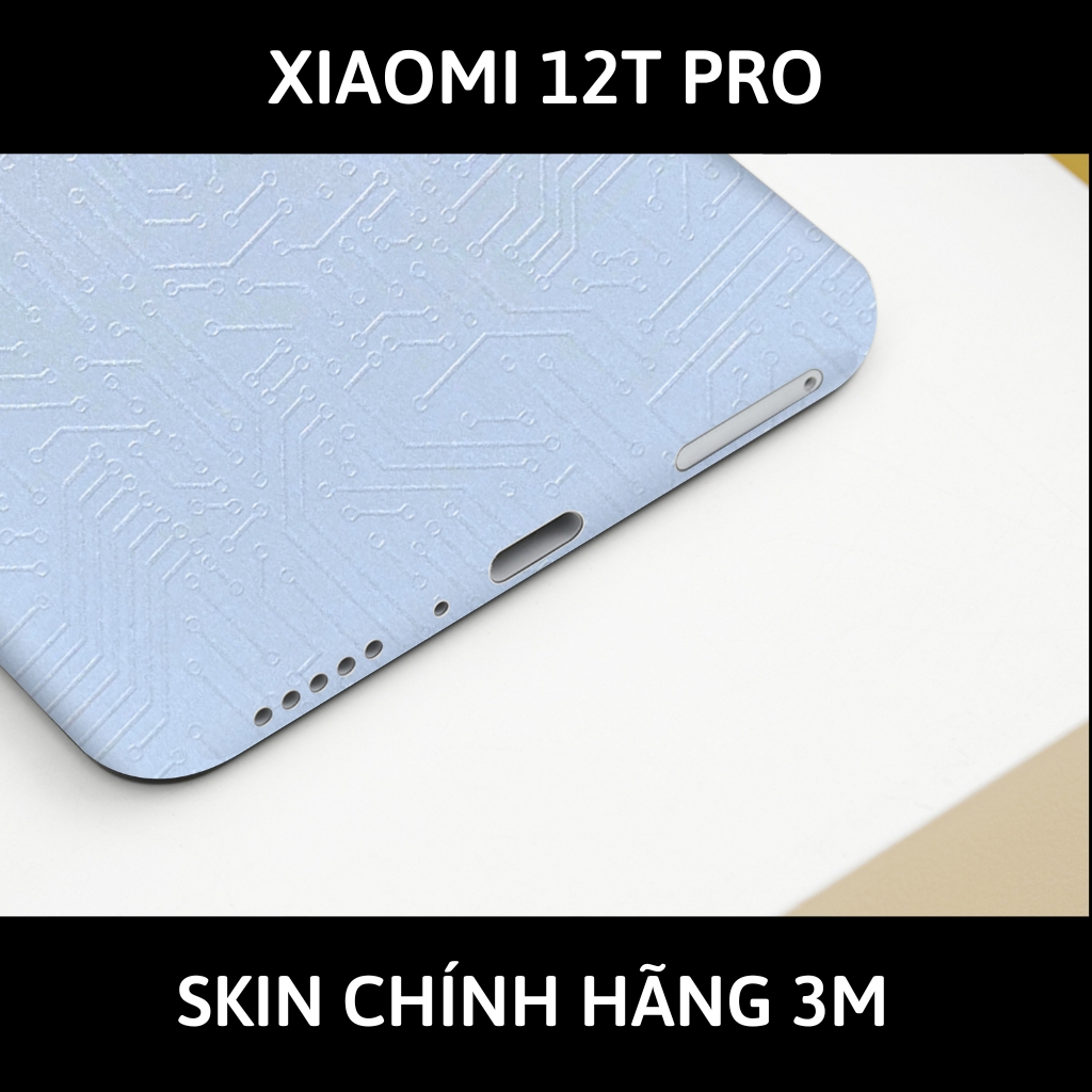 Skin 3m Mi 12T, Mi 12T Pro, K50 Ultra full body và camera nhập khẩu chính hãng USA phụ kiện điện thoại huỳnh tân store - Electronic White 2022 - Warp Skin Collection